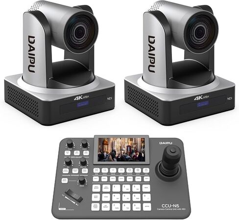 كاميرا PTZ 4K 30X زووم بصري NDI 60 إطارًا في الثانية HDMI USB3.0 SDI LAN POE AI تتبع تلقائي + وحدة تحكم كاميرا PTZ لمؤتمر الفيديو المباشر للكنيسة in Saudi Arabia