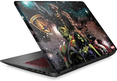 ملصق Skinit للكمبيوتر المحمول متوافق مع Omen 15in - تصميم Marvel Guardians of The Galaxy Hero Squad المرخص رسميًا in Saudi Arabia