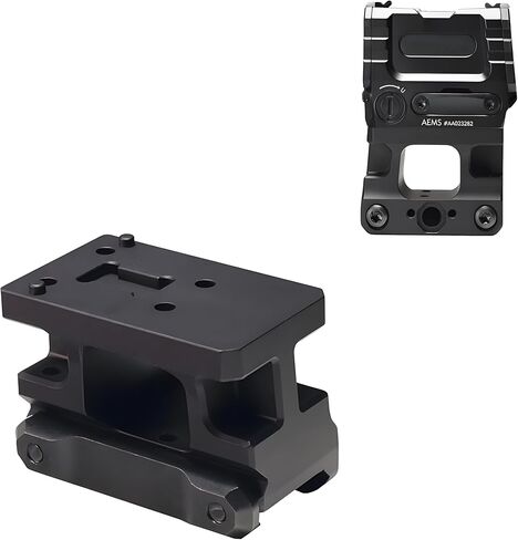 Fast AEMS Red Dot Scopes Riser Mount 2.26 "ارتفاع خط مركزي للبصريات، قاعدة تثبيت Holosu Red Dot Sight المعدنية QD لتركيب المكبر FTC، يناسب التركيب القياسي للسكك الحديدية مقاس 20 مم in Kuwait