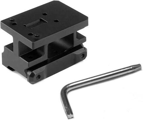 Fast AEMS Red Dot Scopes Riser Mount 2.26 "ارتفاع خط مركزي للبصريات، قاعدة تثبيت Holosu Red Dot Sight المعدنية QD لتركيب المكبر FTC، يناسب التركيب القياسي للسكك الحديدية مقاس 20 مم in Kuwait