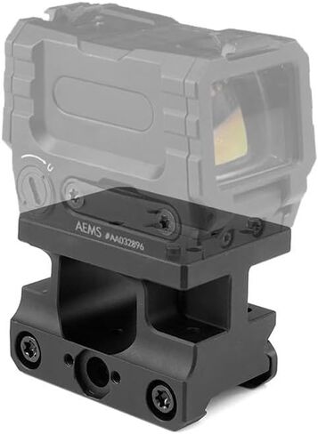 Fast AEMS Red Dot Scopes Riser Mount 2.26 "ارتفاع خط مركزي للبصريات، قاعدة تثبيت Holosu Red Dot Sight المعدنية QD لتركيب المكبر FTC، يناسب التركيب القياسي للسكك الحديدية مقاس 20 مم in Kuwait