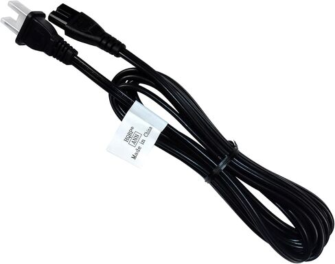 سلك كابل طاقة تيار متردد HQRP، بطول 10 أقدام لشارب LC-32GP3U-R LC-32GP3U-W LC-32HT3 LC-32HT3U LC-32LE700UN LC-32LS510UT LCD HDTV كابل التيار الكهربائي للتلفزيون الذكي بالإضافة إلى محول التوصيل الأوروبي HQRP in Kuwait