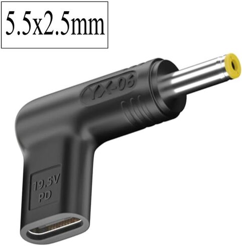 USB C to 5.5x2.5mm DC Adapter 12V, 100W PD USB Type C to DC Adapter Made for Asus Laptop, CCTV Security Cameras Surveillance Syste in Saudi Arabia