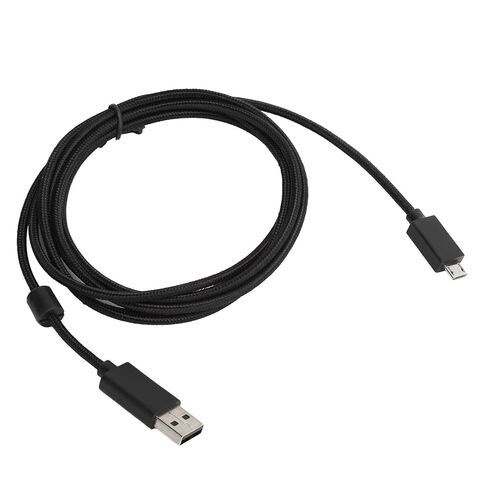 سلك كابل بديل Ciciglow 2.0M، لسماعة الرأس G633/G933، يعمل أيضًا لكابل USB G633SG933S سماعة الألعاب ذات الصوت المحيطي 2 متر / 6.6 قدم USB in Kuwait