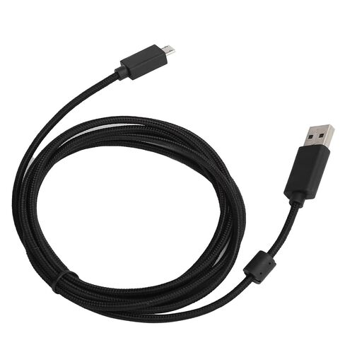 سلك كابل بديل Ciciglow 2.0M، لسماعة الرأس G633/G933، يعمل أيضًا لكابل USB G633SG933S سماعة الألعاب ذات الصوت المحيطي 2 متر / 6.6 قدم USB in Kuwait