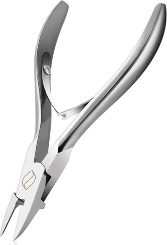 FERYES Toenail Clipper Straight Blade for Ingrown and Thick Nails - Stainless Steel and Sharp Pointed Tip Ingrown Nail Clipper – Wide Jaw Toe Nail Cutter Podiatry Tool in Saudi Arabia