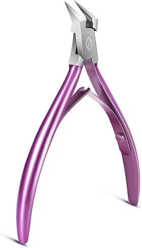 FERYES Toenail Clipper Straight Blade for Ingrown and Thick Nails - Stainless Steel and Sharp Pointed Tip Ingrown Nail Clipper – Wide Jaw Toe Nail Cutter Podiatry Tool in Saudi Arabia