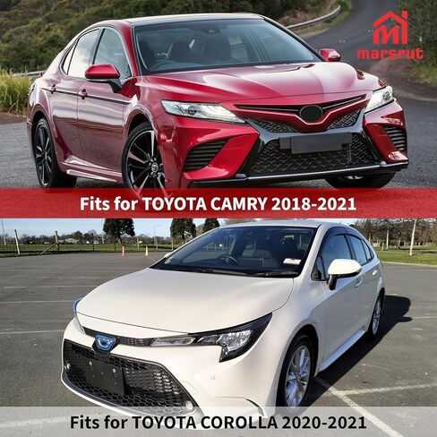 Flip Key Fob Replacement for Toyota Camry 2018-2023 and for Toyota Corolla 2020-2021 Car, FCC ID: HYQ12BFB, Replaces P/N: 89070-06790, 4-Button Keyless Entry Control Remote, H Chip in Saudi Arabia