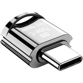 Memory Card Reader, 19x13x8mm Metal Type C TF Card Reader High Speed Plug and Play Adapter for External Storage, Smartphone Backup, Mobile Data Transfer in Kuwait