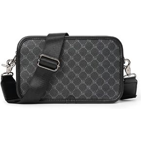 Modern Casual Sling Bag with USB Charging Port, Nylon Waterproof Crossbody Shoulder Bag, Rectangular Shape, 3 Compartments in Saudi Arabia