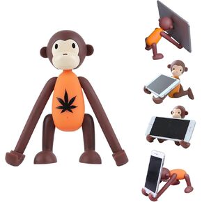 Cute Desk Accessory, Funny Desk Decor - Adjustable Phone Holder for Smartphones & Tablets (Green) in Saudi Arabia