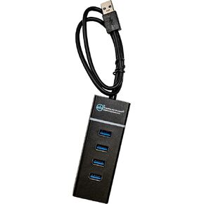 Everything But Stromboli 4-Port USB 3.0 Type-A Flash Drive Hub 3.0 USB 20 inch Cable, Tool Free Type, Read/Write speeds up to 600MB/s, Works with Samsung, PNY, Kingston, SanDisk Thumb Drives in Saudi Arabia