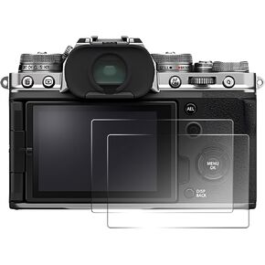 2PCS Screen Protector Compatible with Fujifilm X100S X100 X20 X10 X-E1 Camera, Tempered Glass Film, Gift for Photographers and Travel Enthusiasts, Suitable for Daily Use and Outdoor Photography in Kuwait