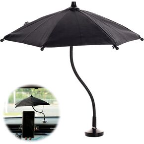 Magnetic Phone Umbrella for Sunshade, Portable Umbrella for Cell Phone Shade, Anti-Glare Sun Shade Shield Cover Magnet Stand for Car Dashboard Outdoor in Kuwait