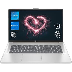 HP Essential 17t Laptop, 17.3" HD+ Touchscreen, Intel Core i5-1334U, 32GB RAM, 1TB SSD, Webcam, FP Reader, Backlit KB, HDMI, Wi-Fi 6, Windows 11 Home, Pale Rose Gold in Kuwait