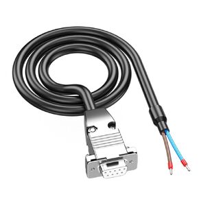 موصلات DB9port المعدنية كابل نقل بيانات الأسلاك المحمية للكمبيوتر in Kuwait