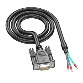 كابل المنفذ التسلسلي RS232 DB9pin الصناعي مع سلك عاري للاتصالات الطرفية 235/38 in Kuwait