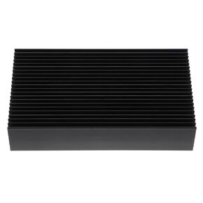 Aluminum Power Semiconductor Heat Sink with High Thermal Conductivity, Black Metal Voltage Regulator Cooler Fin 69x27x120mm for Electronic Components Cooling in Saudi Arabia