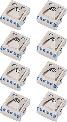 Dpofirs 8pcs USB 3.0 Port Connector Replacement, USB 3.0 Socket Metal Console Repair Parts for Gaming System Maintenance and Repair in Saudi Arabia