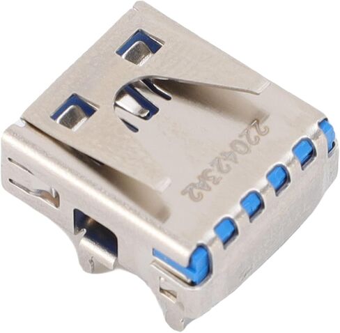 Dpofirs 8pcs USB 3.0 Port Connector Replacement, USB 3.0 Socket Metal Console Repair Parts for Gaming System Maintenance and Repair in Saudi Arabia