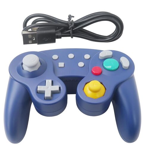وحدة تحكم مكعبة الألعاب اللاسلكية من Qblahip Black Retro لجهاز Nintendo Switch & P-C - تتميز بوظائف احترافية حديثة: جيروسكوبي 6 محاور، توربو، إيقاظ بزر واحد وإشعال تلقائي in Saudi Arabia