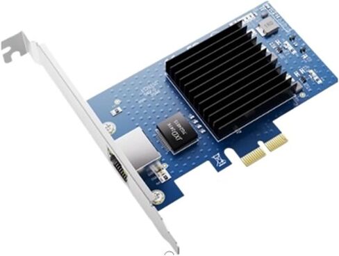 1 منفذ PCIe 10G بطاقة شبكة إيثرنت PCIe4.0-1X 10G RJ45 بطاقة LAN لسرعات شبكة متعددة جيجابت 8127(PXE) in Kuwait
