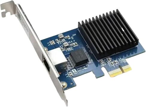 1 منفذ PCIe 10G بطاقة شبكة إيثرنت PCIe4.0-1X 10G RJ45 بطاقة LAN لسرعات شبكة متعددة جيجابت 8127(PXE) in Kuwait