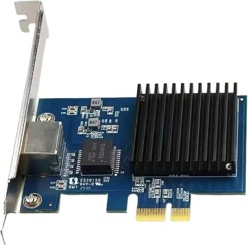 1 منفذ PCIe 10G بطاقة شبكة إيثرنت PCIe4.0-1X 10G RJ45 بطاقة LAN لسرعات شبكة متعددة جيجابت 8127(PXE) in Kuwait