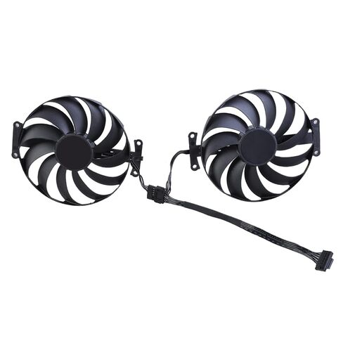 2 قطعة T129215SU 95 مللي متر 7Pin مبردات مروحة سهلة التركيب إدارة الحرارة إدارة مروحة التبريد لرسومات RTX3070 in Saudi Arabia