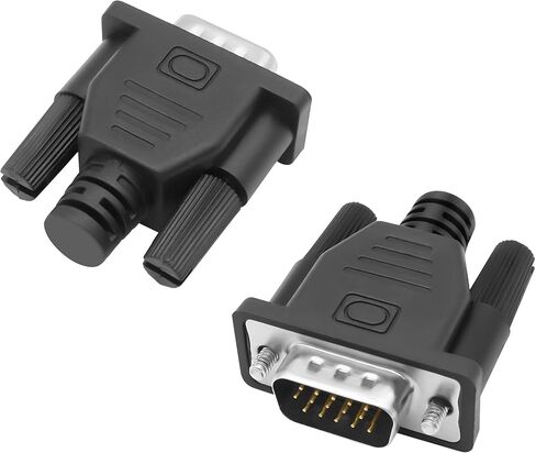 MEIRIYFA VGA Dummy Plug بدون رأس محاكي عرض الأشباح، VGA عرض افتراضي RGB مراقب دمية التوصيل بدون رأس محاكي عرض الأشباح 1920x1080P @ 60 هرتز (2 حزمة) in Kuwait