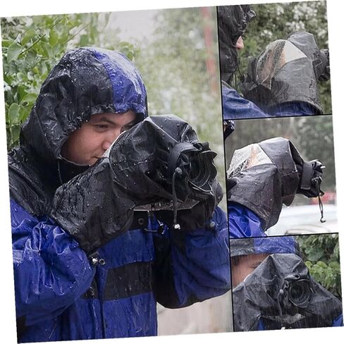 Waterproof Camera Rain Cover Protective Raincoat for DSLR and Mirrorless Cameras Outdoor Photography Rain Gear Dustproof Shield with Long Telephoto Lens Sleeve in Saudi Arabia
