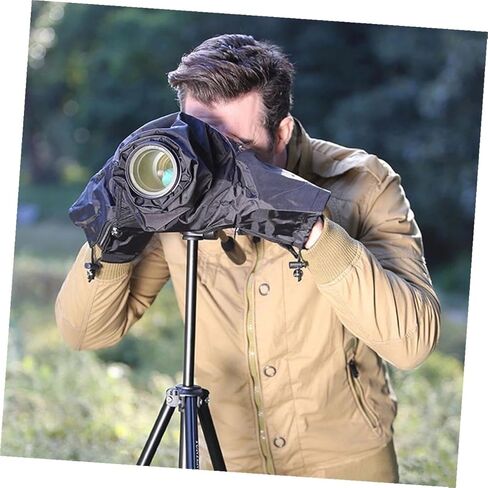 Waterproof Camera Rain Cover Protective Raincoat for DSLR and Mirrorless Cameras Outdoor Photography Rain Gear Dustproof Shield with Long Telephoto Lens Sleeve in Saudi Arabia