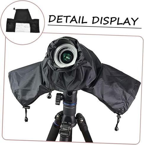 Waterproof Camera Rain Cover Protective Raincoat for DSLR and Mirrorless Cameras Outdoor Photography Rain Gear Dustproof Shield with Long Telephoto Lens Sleeve in Saudi Arabia