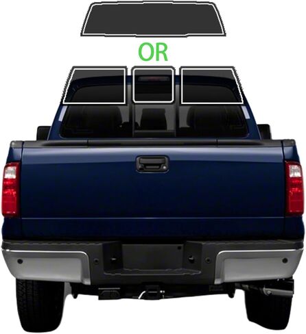 AUTOTEK Precut Windows Tint Film All Sides Cars Sun Blocking Protection Privacy Anti Shatter Glass 2 Ply Film Any Tint Shade kit for Ford F250 Crew Cab 2008-2013 in Saudi Arabia