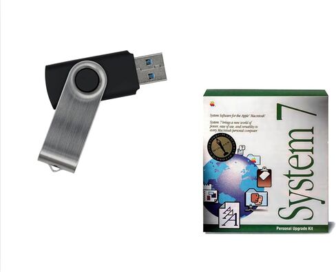 محرك أقراص USB لنظام التشغيل Mac الكلاسيكي 7 | استعادة وإحياء الحوسبة القديمة in Kuwait
