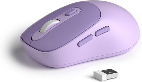 ماوس لاسلكي Camiysn MageGee V100، ماوس USB خفيف للغاية 2.4 جيجا مع DPI قابل للتعديل، عجلة تمرير مطاطية ممتازة ومستشعر بصري متقدم، وضع النوم التلقائي لتوفير الطاقة in Kuwait