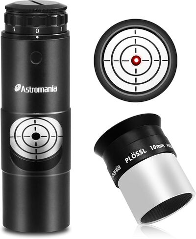 Astromania 10mm 1.25 Inch Plossl Telescope Eyepiece - Bundle with - Alignment 1.25" Laser Collimator in Saudi Arabia