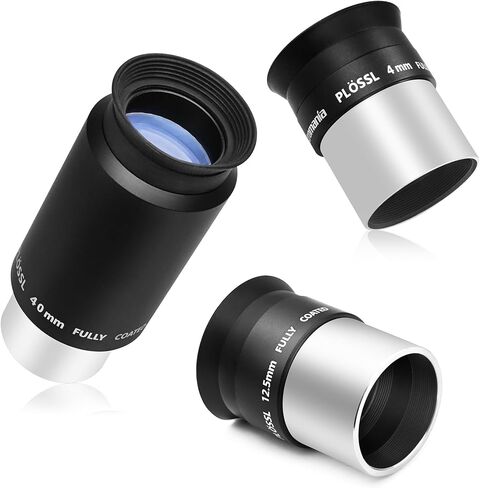 Astromania 1.25" 4mm Plossl Telescope Eyepiece - Bundle with - 1.25" 12.5mm/40mm Plossl Eyepiece in Saudi Arabia