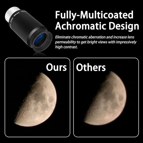 Astromania 1.25" 4mm Plossl Telescope Eyepiece - Bundle with - 1.25" 12.5mm/40mm Plossl Eyepiece in Saudi Arabia