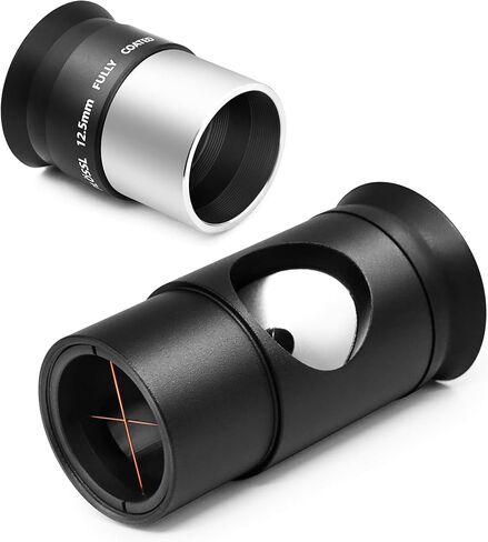 Astromania 12.5mm 1.25 Inch Plossl Telescope Eyepiece - Bundle with - 1.25Inch Cheshire Eyepiece Short in Saudi Arabia