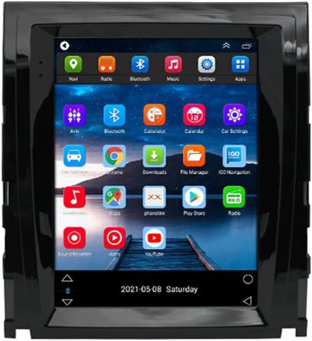 ستيريو سيارة بشاشة لمس 9.7 بوصة مناسب لـ Escalade2007-2014، Slakerbe 2G+32G Android 13 مشغل الوسائط المتعددة مع CarPlay Android Auto اللاسلكي، كاميرا احتياطية، وحدة رأس الملاحة GPS in Kuwait