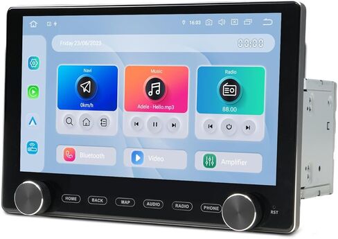 Dasaita 10.2" Double Din Snapdragon 13 Car Stereo Upgrade with Wireless Carplay & Android Auto, 8-Core 6GB+64GB Head Unit GPS Navigation, Plug & Play 18FM/12AM Radio, 5G WiFi & 4G LTE in Saudi Arabia