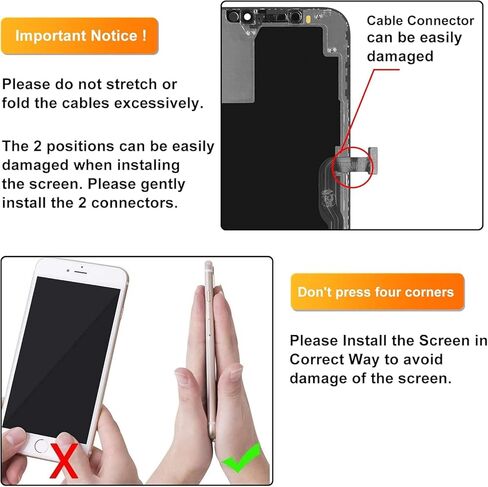 بديل شاشة LL TRADER لهاتف iPhone 12 Pro Max مقاس 6.7 بوصات LCD Retina FHD ومحول رقمي لشاشة تعمل باللمس مع مجموعة أدوات إصلاح، وشريط مقاوم للماء، وشاشة Protoctor 2025 USA New Model in Kuwait