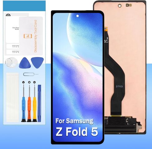 الأصلي لسامسونج غالاكسي Z Fold5 5G استبدال الشاشة SM-F946U F946B F946W F946A 7.6 "شاشة الكريستال السائل مجموعة رقمنة اللمس مع أدوات in Kuwait
