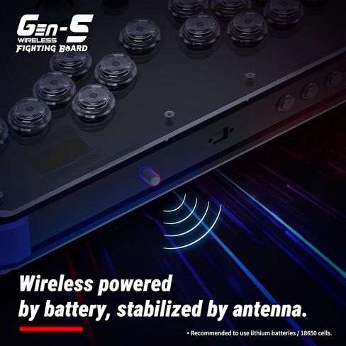 Brook Gaming Gen5W Fighting Board – Wireless Compatible Controller Board for P5, PC & Steam Deck | Ultra-Low Latency | Turbo, Macro & RGB Customization in Saudi Arabia