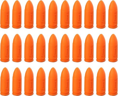 قبعات STG Snap مقاس 9 مم - جولات دمية بوليمر ممتازة للتدريب على الحرائق الجافة، والتدريبات التكتيكية والتعامل الآمن مع الأسلحة - ليست مطبوعة ثلاثية الأبعاد، وبنية عالية المتانة - 30 طلقة in Kuwait