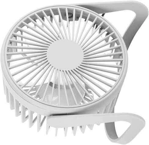 Ymiko Small USB Desk Fan, Quiet Motor High Speed Mini Table Cooling Fan for Office Car Home Indoor Outdoor, with Brushless Motor Strong Wind Power, No Deformation Design (White) in Saudi Arabia