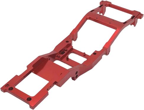 RC Car Chassis Frame 1/12 Aluminum RC Frame Upgrade for MN82 Model Car Hobby Car Crawler Modification, Argent in Saudi Arabia