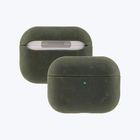 حافظة جلدية من RustBend لأجهزة AirPods Pro 3، لمسة نهائية عتيقة تم ارتداؤها في المعركة، فاخرة ومتينة، حافظة كاملة مصنوعة يدويًا، جلد RustBend Crazy Horse مصنوع يدويًا (أخضر الغابة) in Saudi Arabia