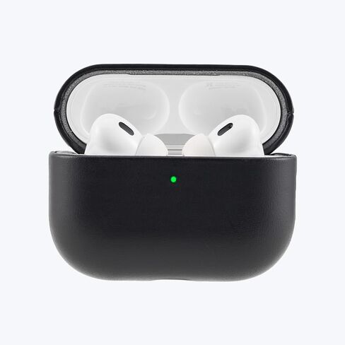 حافظة جلدية من RustBend لأجهزة AirPods Pro 3، لمسة نهائية عتيقة تم ارتداؤها في المعركة، فاخرة ومتينة، حافظة كاملة مصنوعة يدويًا، جلد RustBend Crazy Horse مصنوع يدويًا (أخضر الغابة) in Saudi Arabia